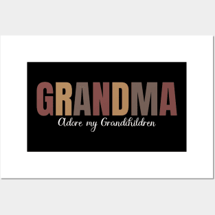 GRANDMA Adore My Grandchildren Posters and Art